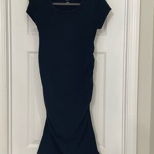 Isabel Maternity by Ingrid & Isabel Black Midi Dress